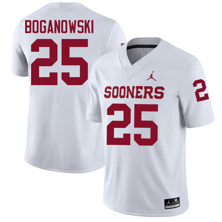 Michael Boganowski Oklahoma Sooners Jersey,Oklahoma Sooners Football Uniforms,Jersey-White